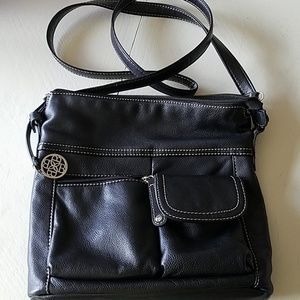 Leather cross body  purse.